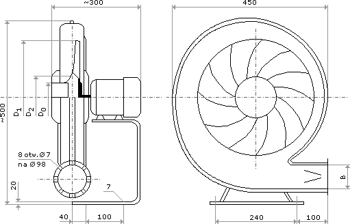 Wentylatory promieniowe WP-7,6